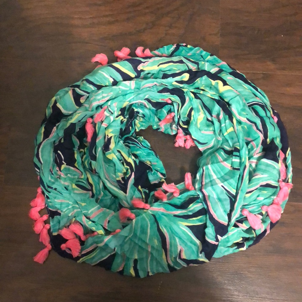 Lilly Pulitzer Tassel Infinity Scarf